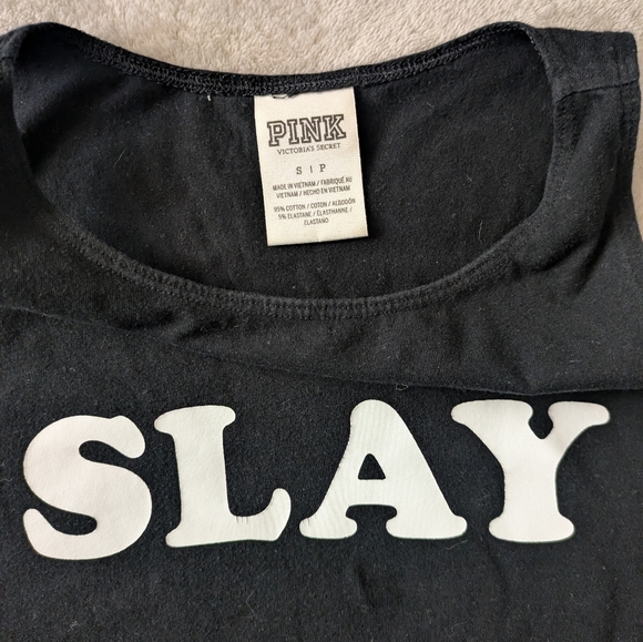 PINK SLAY black tank bodysuit - Picture 2 of 4